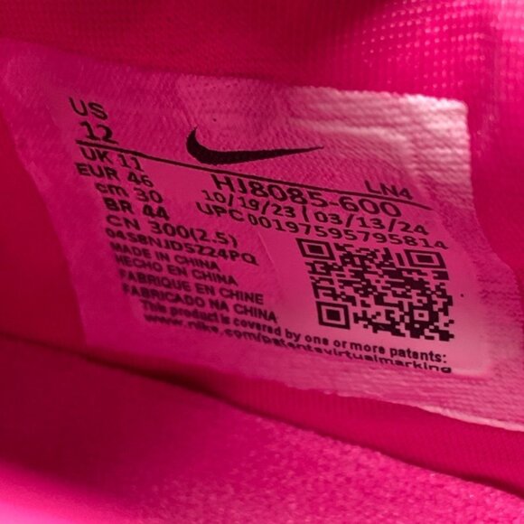 Nike Lebron 21 \'EYBL Peach Jam\' Size 12 Men Laser Fuchsia HJ8085-600 main image 4